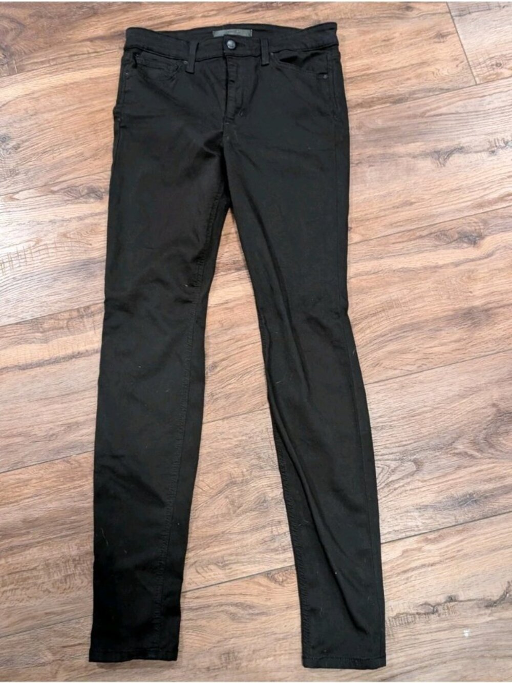 Joes Jeans Womens Skinny Mid Rise Wash Black Denim Jeans Pants Size 30